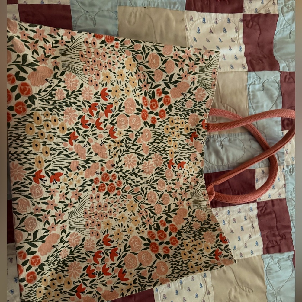 xl floral tote
